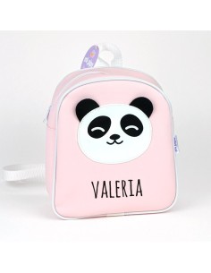 Mochila Panda Rosa Personalizada