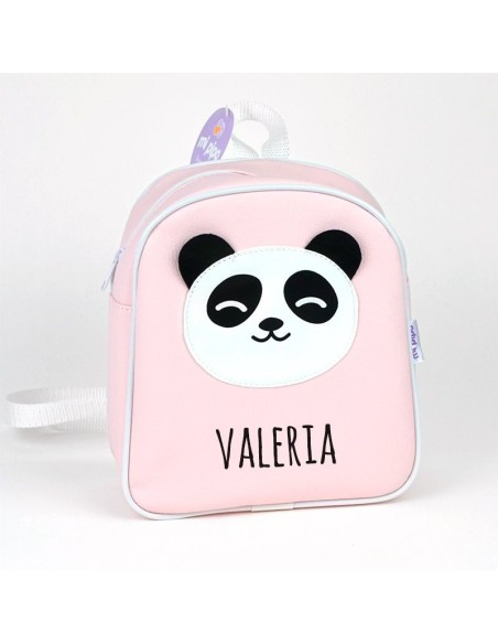 Mochila Panda Rosa Personalizada