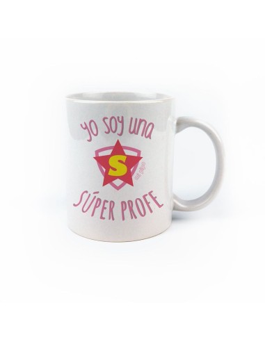 Taza de plástico eres un super profe