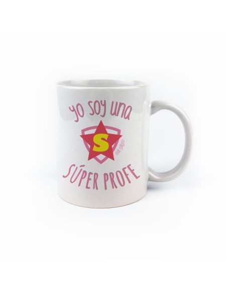 Taza de plástico eres un super profe