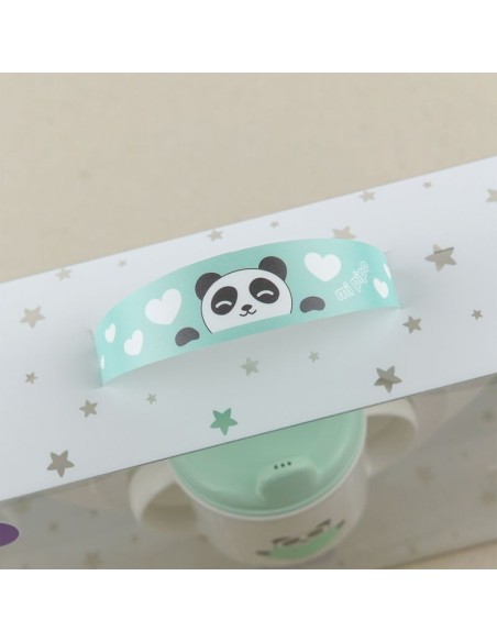 Vajilla Panda menta Personalizada
