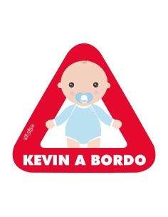 Adhesivo para coche Bebé a bordo Bebé chico personalizado