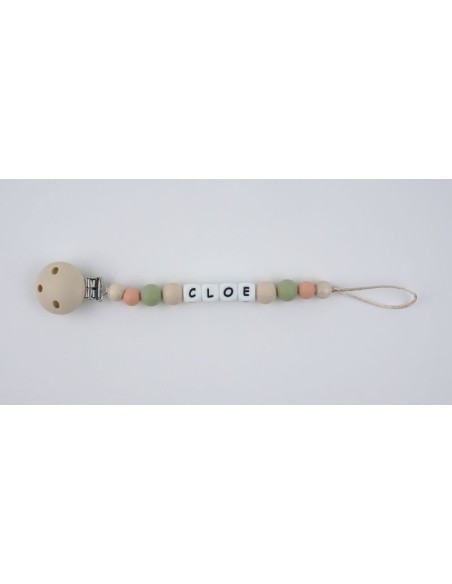 Cadenita de silicona personalizada beige
