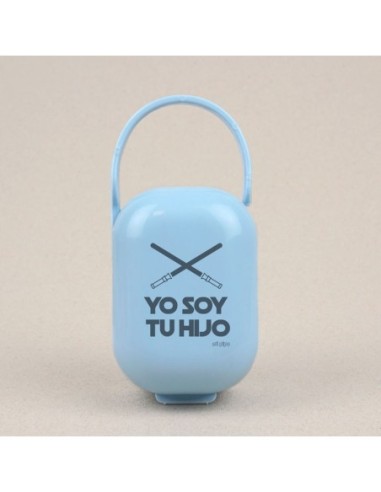 Cajita Portachupetes Yo Soy Tu Hijo Espadas Láser