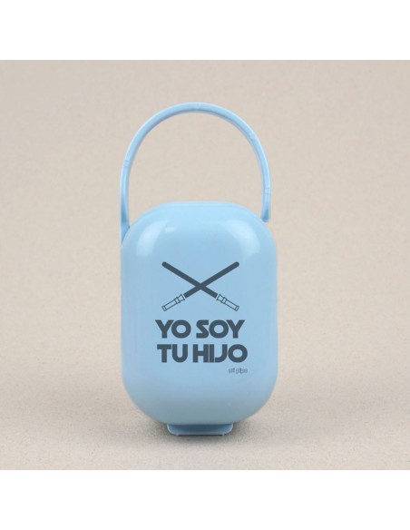 Cajita Portachupetes Yo Soy Tu Hijo Espadas Láser