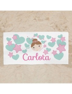 Toalla de baño Premium Arcoíris Soft Personalizada