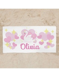 Toalla de baño Premium Hada Personalizada