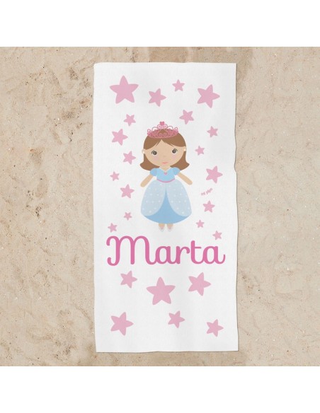 Toalla de baño Premium Príncipe Personalizada