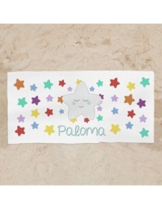 Toalla de baño Premium Estrella sonrisa Personalizada