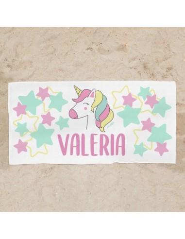 Toalla de baño Premium Unicornio Personalizada