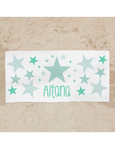Toalla de baño Premium Estrella Azul Personalizada