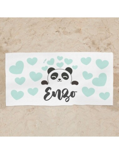 Toalla de baño Premium Estrella Menta Personalizada