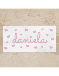 Toalla de baño Premium Panda Menta Personalizada