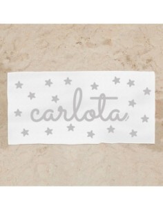 Toalla de baño Premium Personalizada Candy Menta, elige dibujo