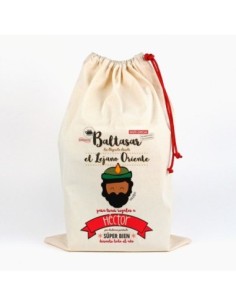Saco Navideño para Regalos Gaspar personalizado