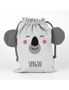 Saquito Zoo Conejito Rosa personalizado