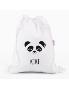 Petate Medium Lona Panda personalizado, color a elegir