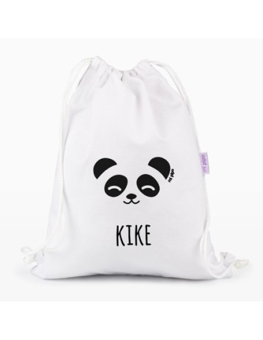 Petate Medium Lona Panda personalizado, color a elegir