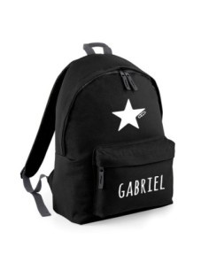 Mochila Junior Azul personalizada, dibujo a elegir