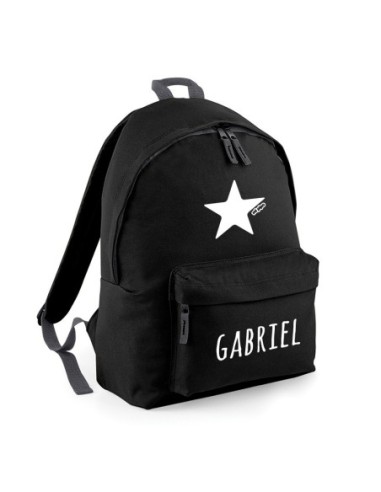 Mochila Junior Azul personalizada, dibujo a elegir