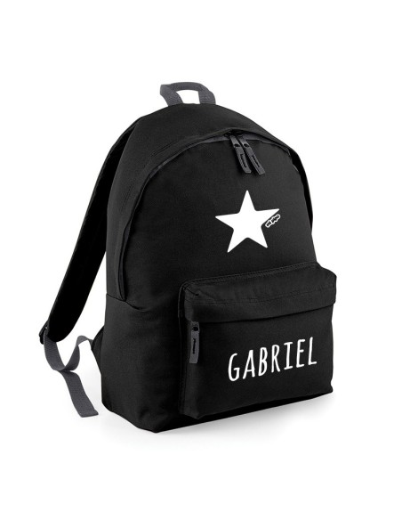 Mochila Junior Azul personalizada, dibujo a elegir