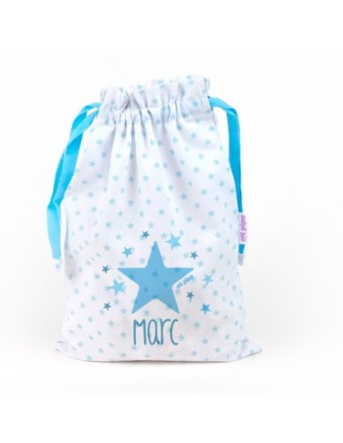 Saquito Estrella Azul Personalizado