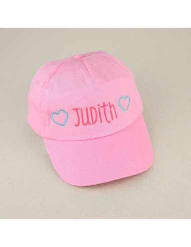 Gorra Junior Personalizada Rosa