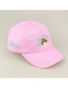 Gorra Junior Hada Rosa personalizada