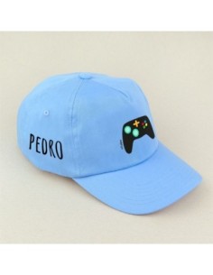 Gorra Junior Consola Azul personalizada