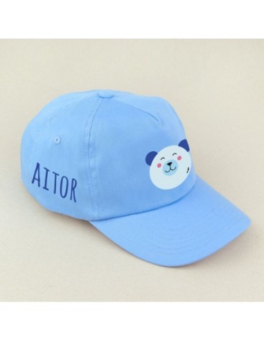 Gorra Junior Osito Azul personalizada