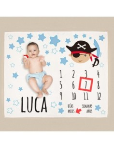 Manta cumplemes Hada personalizada