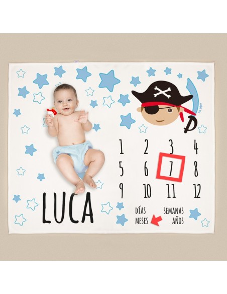 Manta cumplemes Hada personalizada