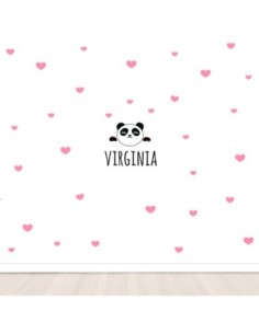 Vinilo decorativo Maxi Panda Huellas