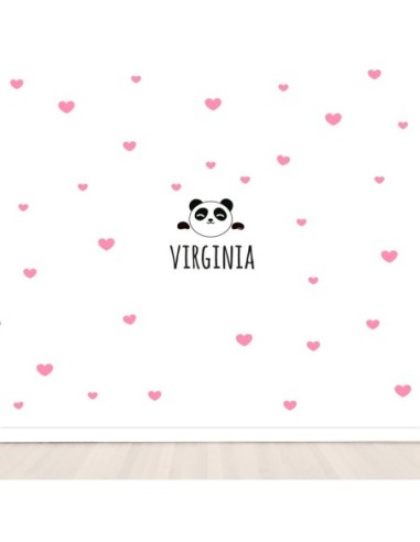Vinilo decorativo Maxi Panda Huellas