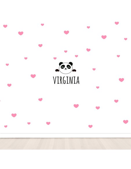 Vinilo decorativo Maxi Panda Huellas
