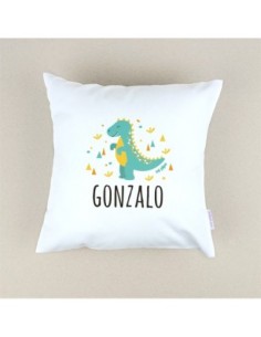 Cojín cuadrado piqué Cisne personalizado