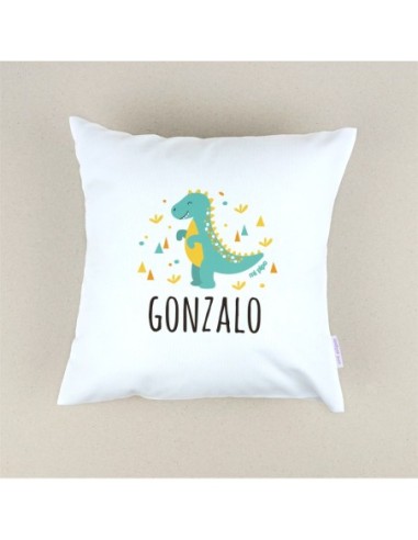 Cojín cuadrado piqué Cisne personalizado