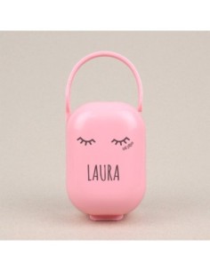 Cajita Portachupetes Personalizada Nombre + Nube