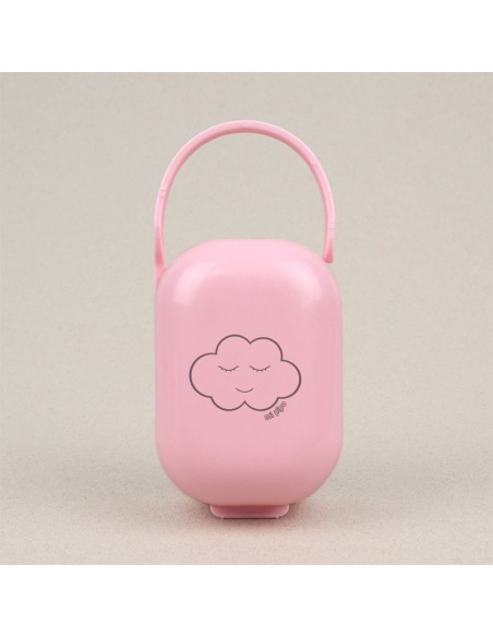 Cajita Portachupetes Personalizada Nombre + Pestañas
