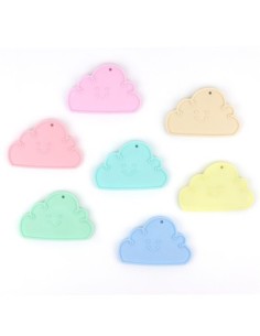 Cadenita de silicona Personalizada Lazo Celeste