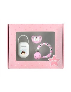Cajita Top Hada Rosa Personalizada
