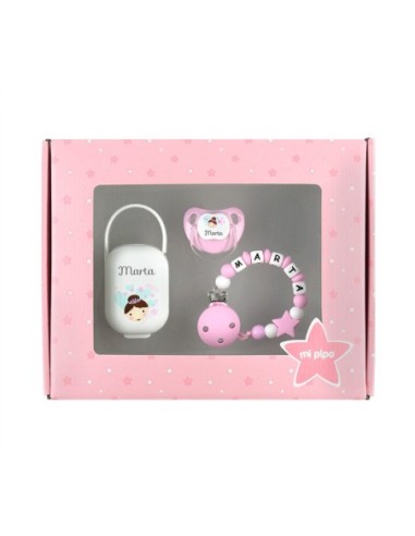 Cajita Top Hada Rosa Personalizada