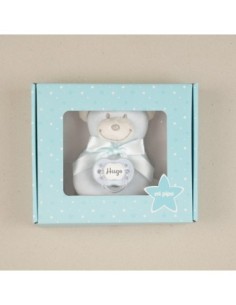 Cajita Sonajero Elefante Gris Personalizada