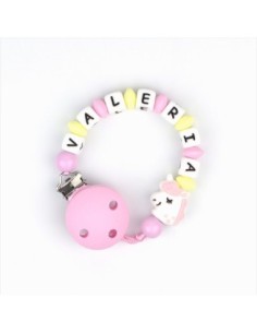 Cadenita de silicona personalizada Lila