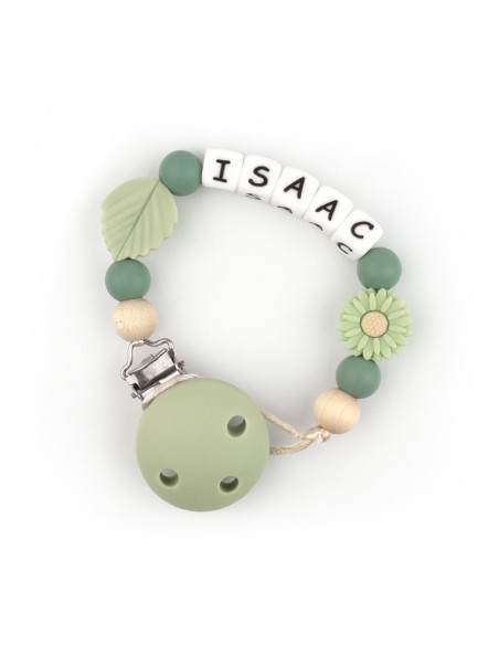 Cadenita de silicona Nature Verde Soft Personalizada