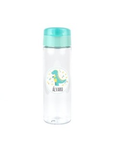 Botella Dinosaurio Menta 600ml personalizada