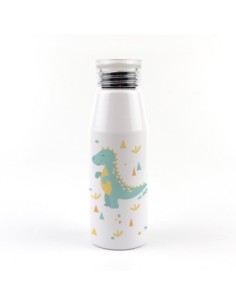 Botella Aluminio Dinosaurio 500ml no personalizada