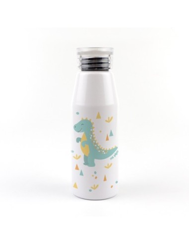 Botella Aluminio Dinosaurio 500ml no personalizada