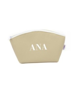 Neceser Shopper polipiel Camello personalizado