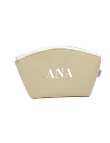 Neceser Shopper polipiel Camello personalizado